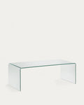 Table basse Burano en verre 110 x 50 cm