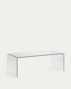 Table basse Burano en verre 110 x 50 cm