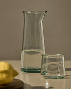 Pichet Izai en verre recyclé transparent - view 2