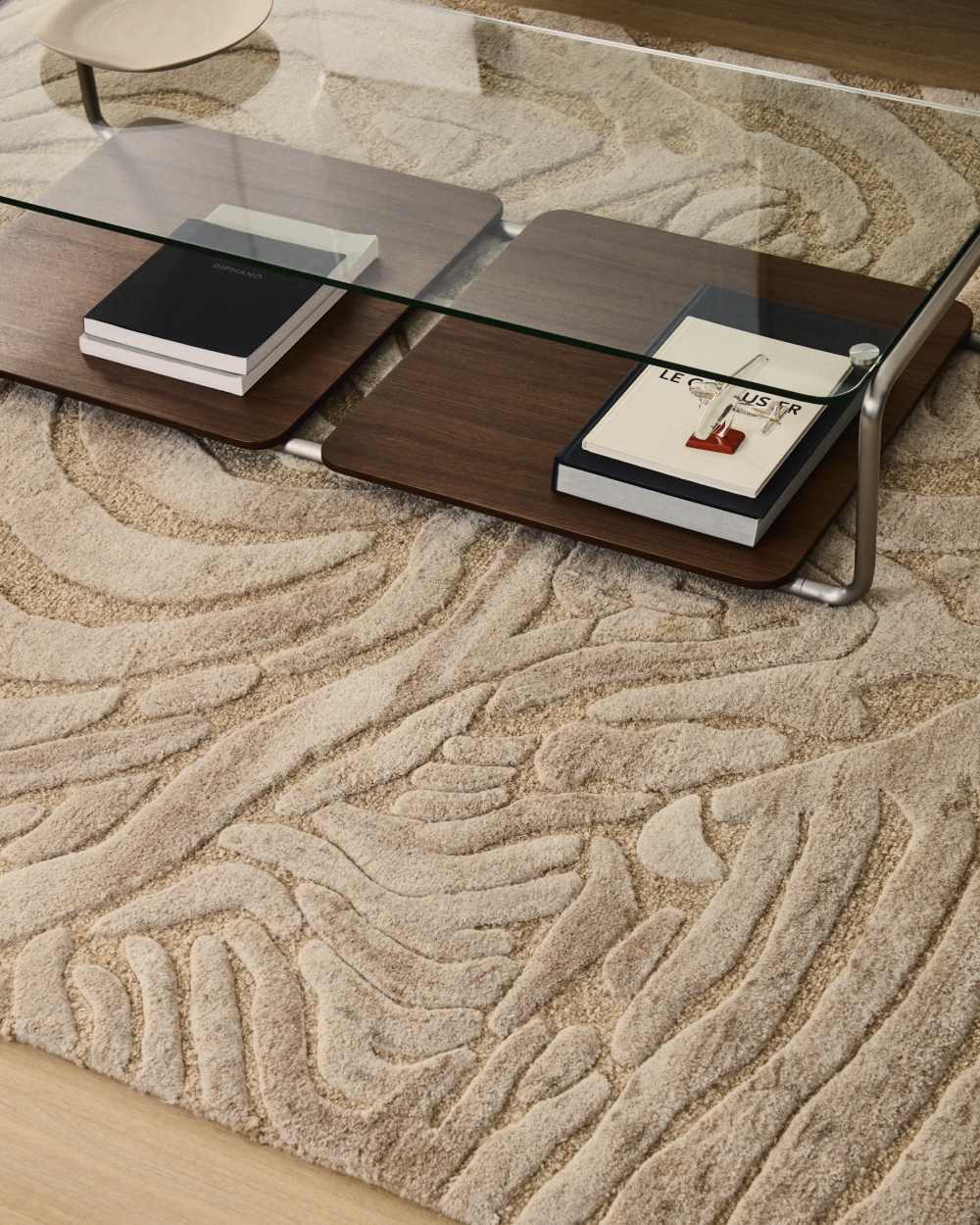 Tapis Tribet en mélange de laine jacquard motif zèbre 160 x 230 cm - view 4