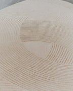 Tapis Domm en laine beige 160 x 230 cm - view 2