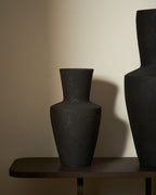 Vase Nerun en terre cuite noire 46 cm - view 2
