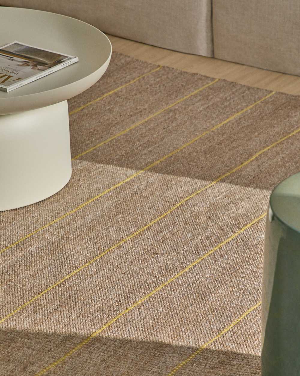 Tapis Denu 100 % PET beige 200 x 300 cm - view 2