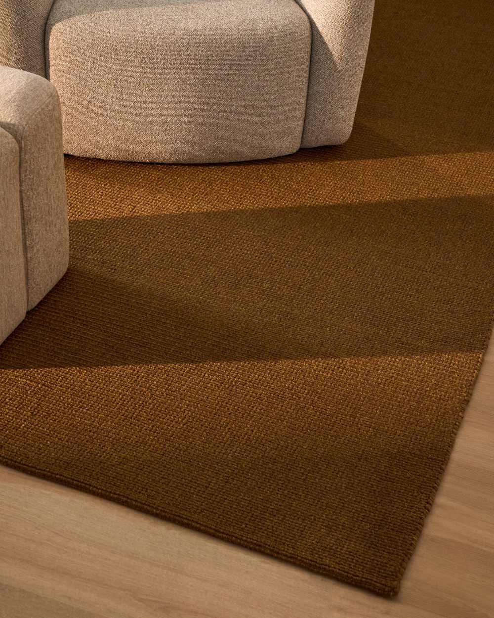 Tapis Turiane en fibres synthétiques marron 160 x 230 cm - view 2