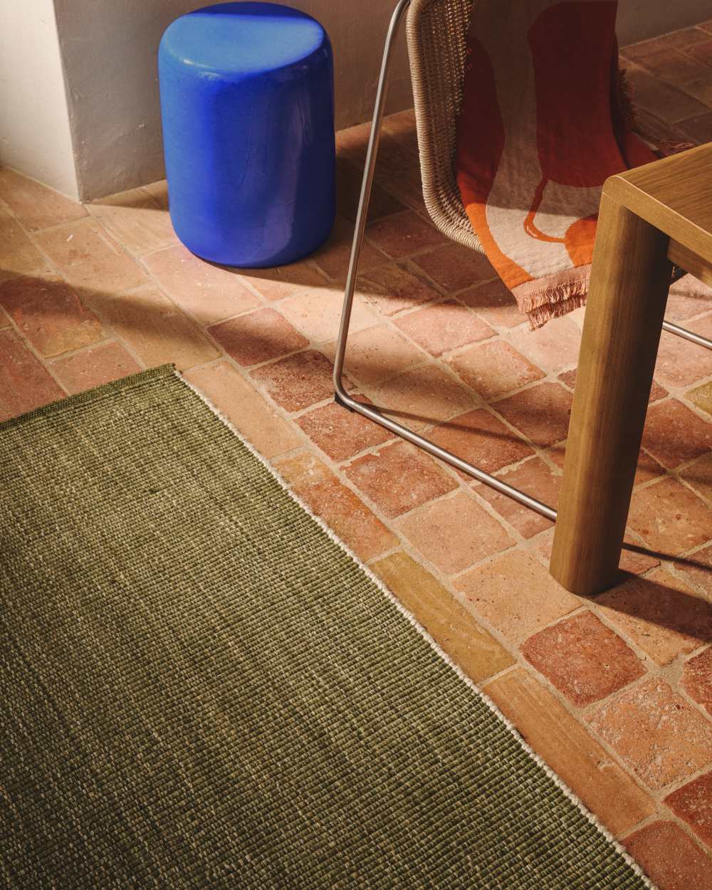 Tapis Tirla 100 % PET vert 200 x 300 cm - view 4