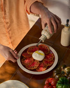 Assiette Doren en céramique grenat - view 4