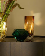 Vase Uconi en verre ambré 31 cm - view 2