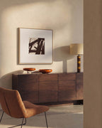 Buffet Norlen 4 portes et 2 tiroirs en placage de noyer FSC Mix Credit 194,5 x 78 cm - view 4