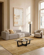 Tableau abstrait Silpa beige foncé 200 x 120 cm - view 2