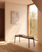 Tapis de couloir Marely en laine beige 200 x 80 cm - view 4