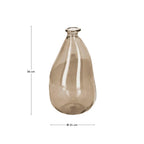 Vase Brenna marron moyen format en verre 100% recyclé - view 4