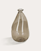 Vase Brenna marron moyen format en verre 100% recyclé