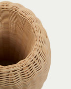 Vase en rotin Zilna 40 cm - view 5