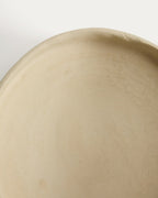 Centre de table Mireni en papier mâché beige Ø 29 cm - view 3