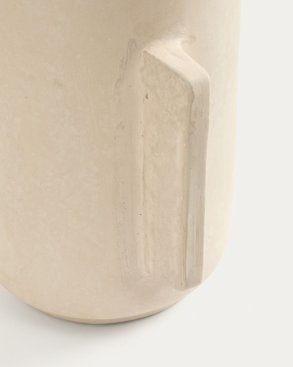 Vase Mireni en papier mâché beige 38 cm - view 3