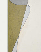 Toile abstraite Marvilo grise et moutarde 120 x 200 cm - view 3