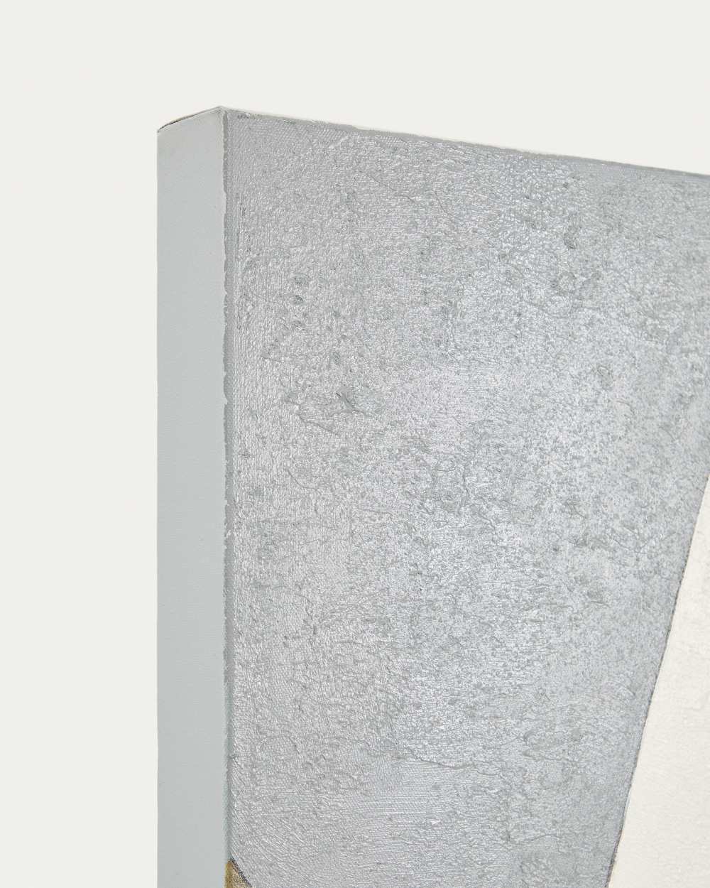 Toile abstraite Marvilo grise et moutarde 120 x 200 cm - view 4