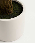 Arbre artificiel Olivo avec cache-pot blanc 250 cm - view 5