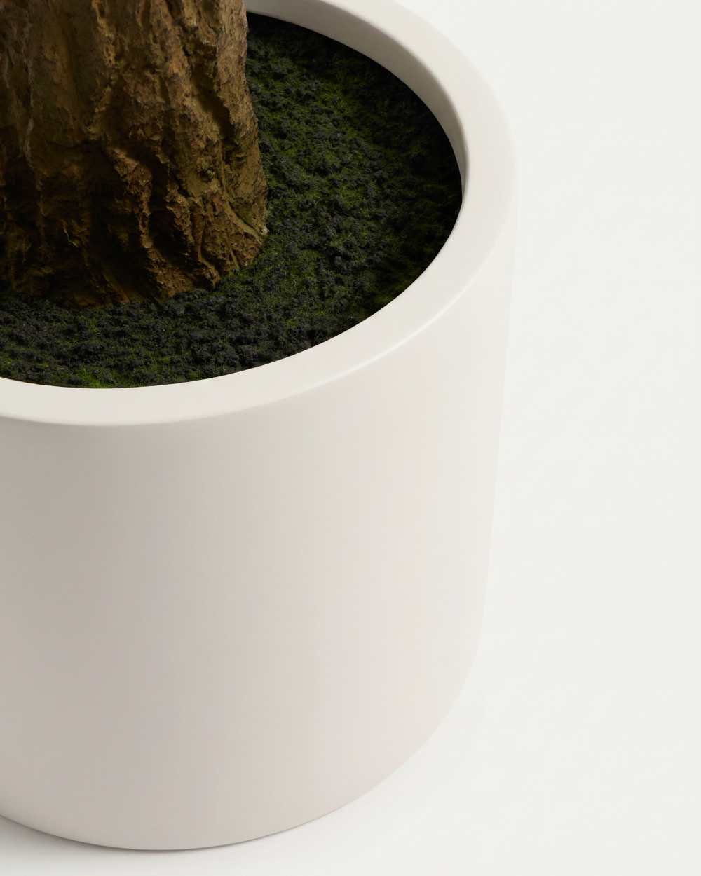 Arbre artificiel Olivo avec cache-pot blanc 250 cm - view 5