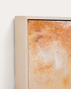 Tableau abstrait Selnar jaune 182 x 47 cm - view 3