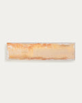 Tableau abstrait Selnar jaune 182 x 47 cm
