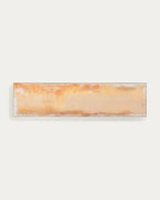 Tableau abstrait Selnar jaune 182 x 47 cm