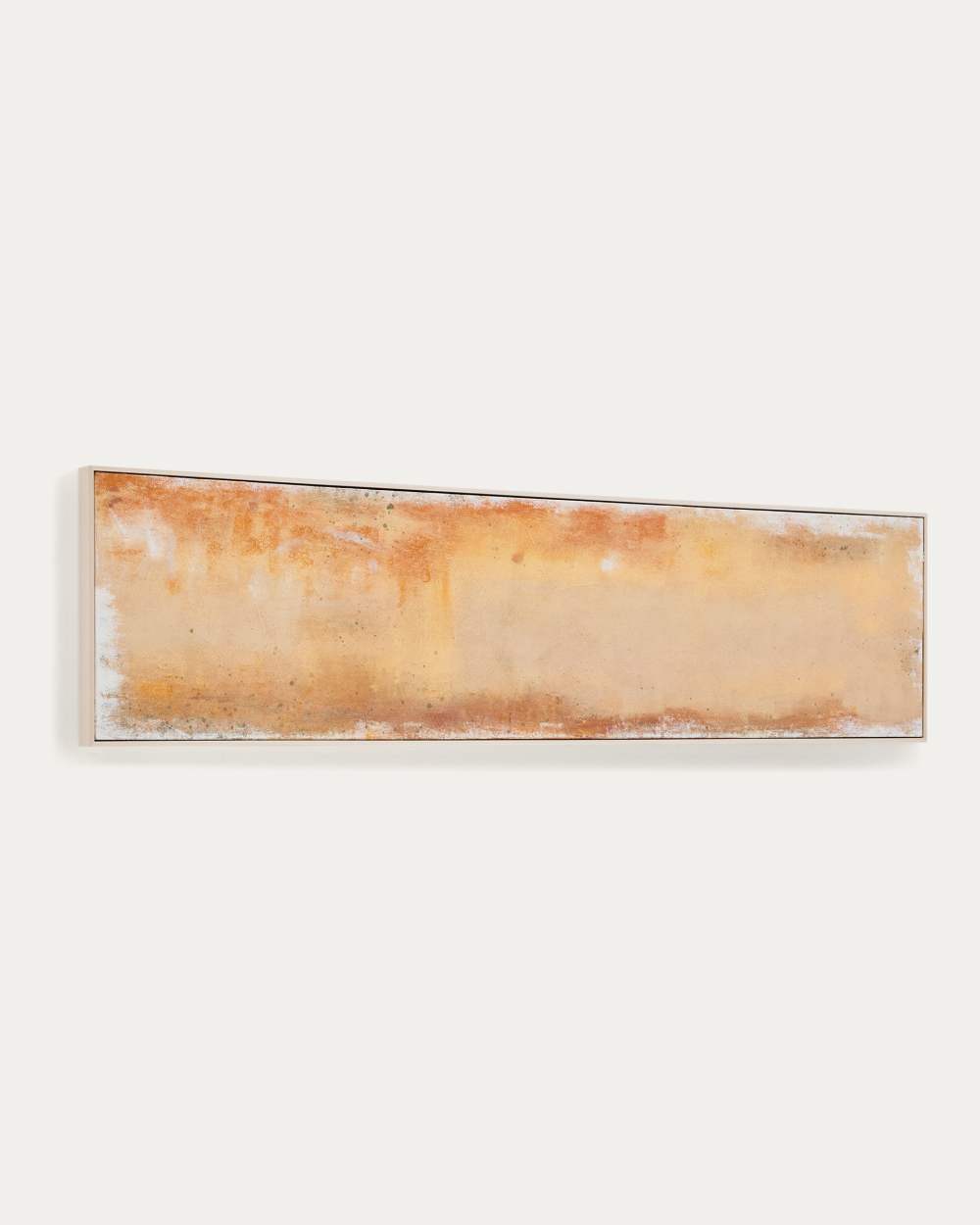 Tableau abstrait Selnar jaune 182 x 47 cm - view 5