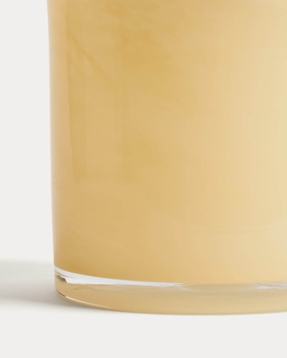 Vase Endasi en verre jaune 19,5 cm - view 5