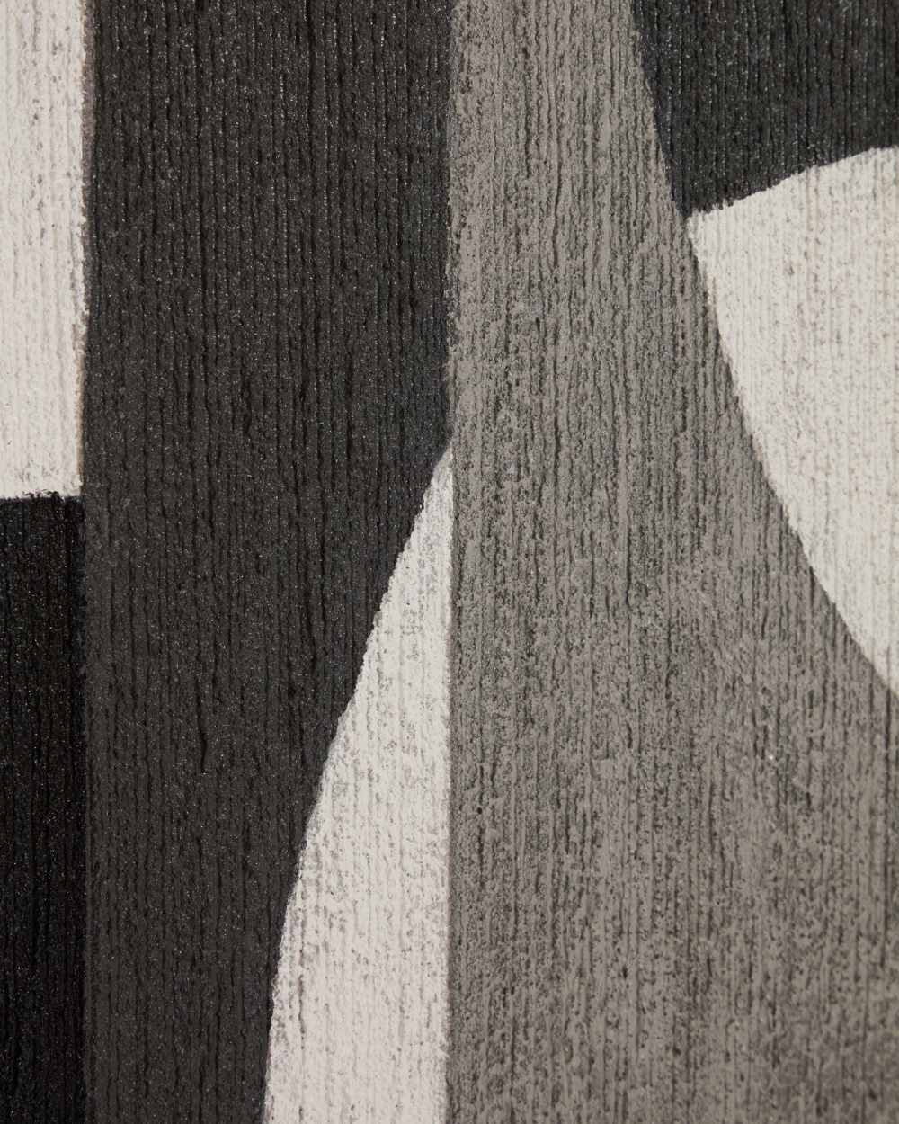 Tableau abstrait Onure noir et blanc 80 x 100 cm - view 5