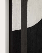 Toile abstrait Zoeli bleu et rouge 60 x 90 cm - view 6