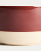 Bol Doren en céramique grenat - view 3