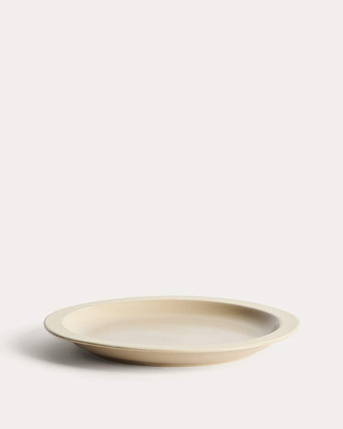 Assiette Doren en céramique beige