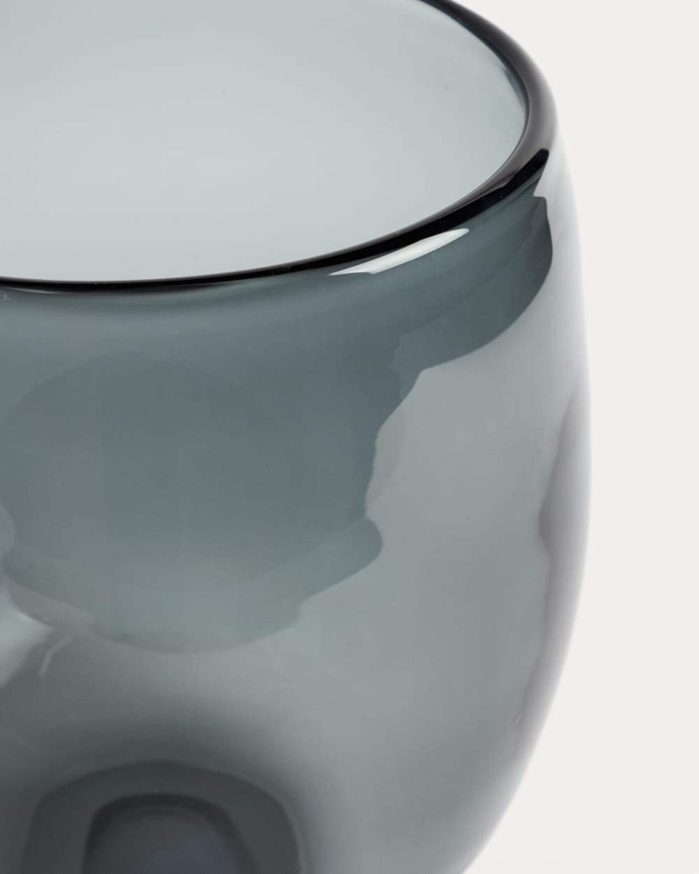Centre de table Sirau en verre gris Ø 24 cm - view 3