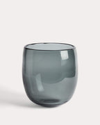 Centre de table Sirau en verre gris Ø 24 cm