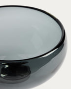 Centre de table Sirau en verre gris Ø 29,8 cm - view 3