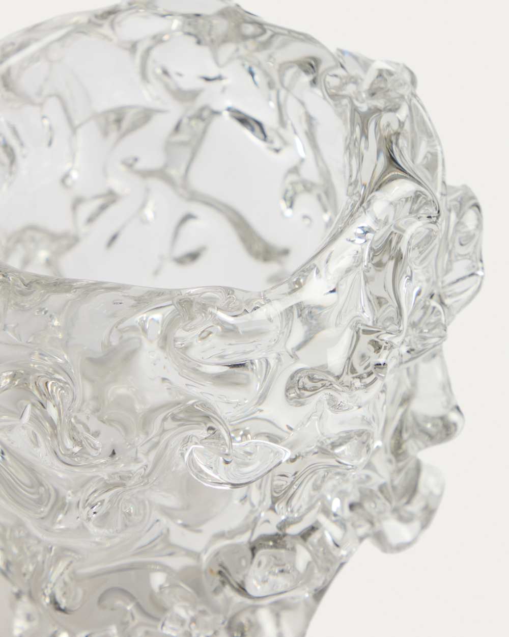 Centre de table Vorma en verre transparent Ø 17,5 cm - view 3