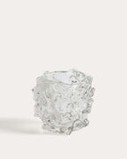 Centre de table Vorma en verre transparent Ø 17,5 cm
