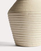 Vase Pria en papier mâché beige 25 cm - view 3
