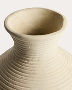 Vase Pria en papier mâché beige 36 cm - view 5