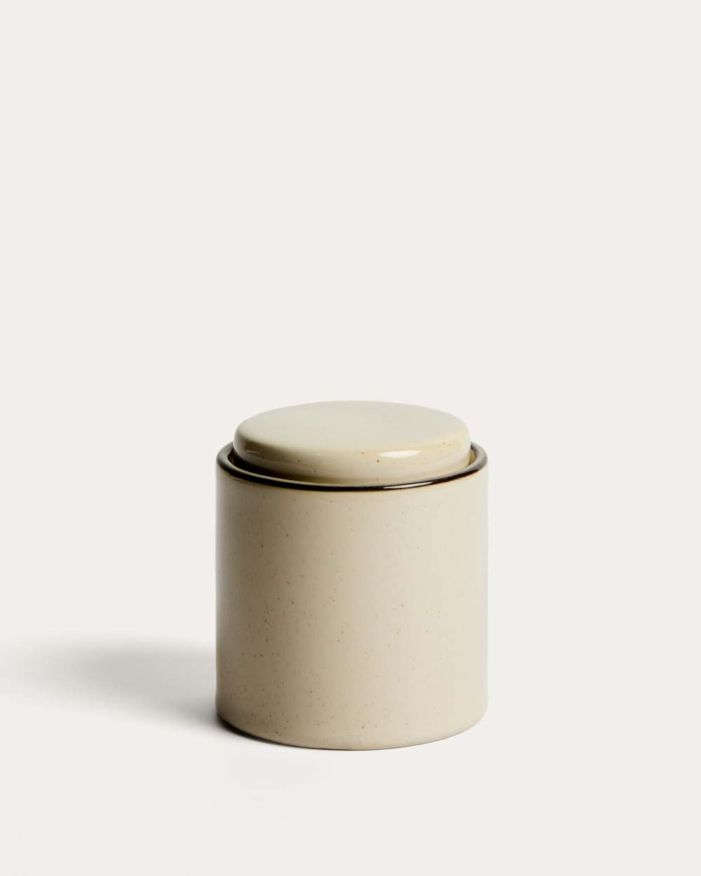 Assiette Doren en céramique beige - view 6