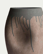 Vase Emiro en céramique marron 34 cm - view 4