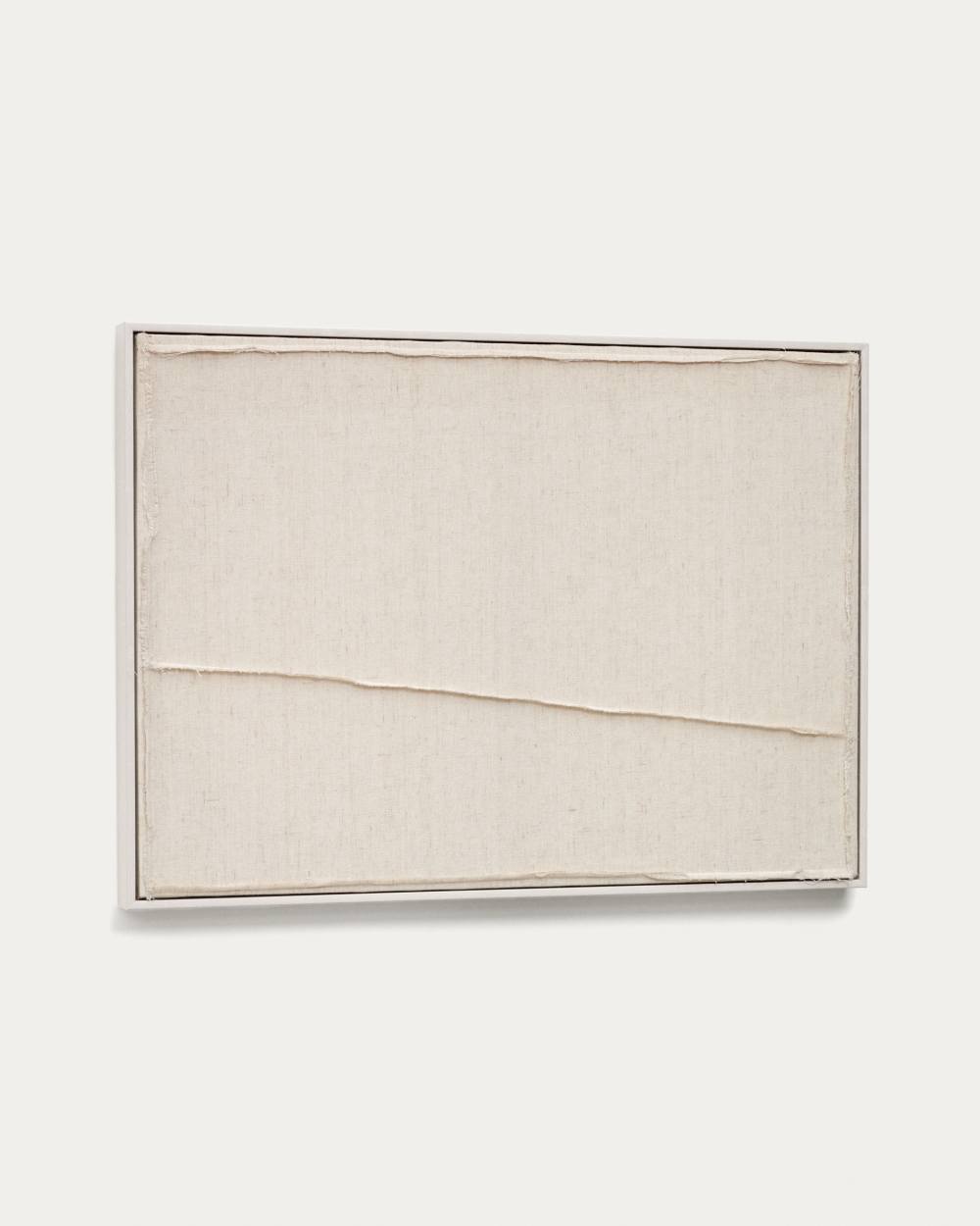 Cadre Maha blanc avec ligne verticale 52 x 72 cm - view 6