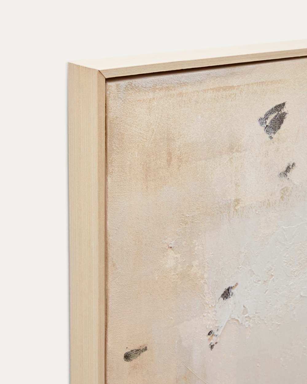 Tableau abstrait Silpa beige foncé 200 x 120 cm - view 3