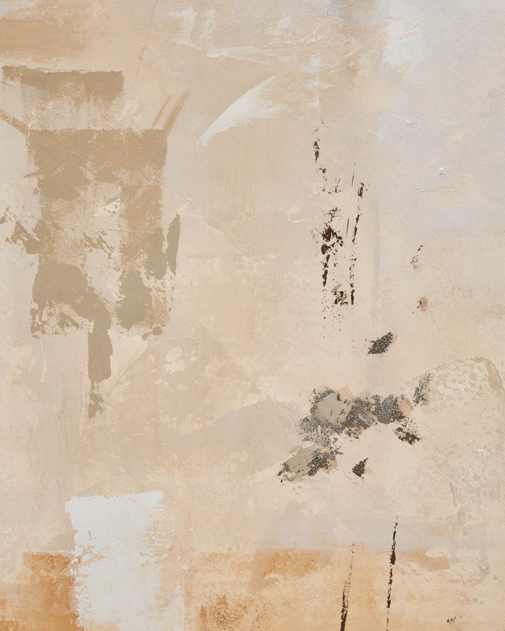 Tableau abstrait Silpa beige foncé 200 x 120 cm - view 4