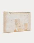 Tableau abstrait Silpa beige foncé 200 x 120 cm