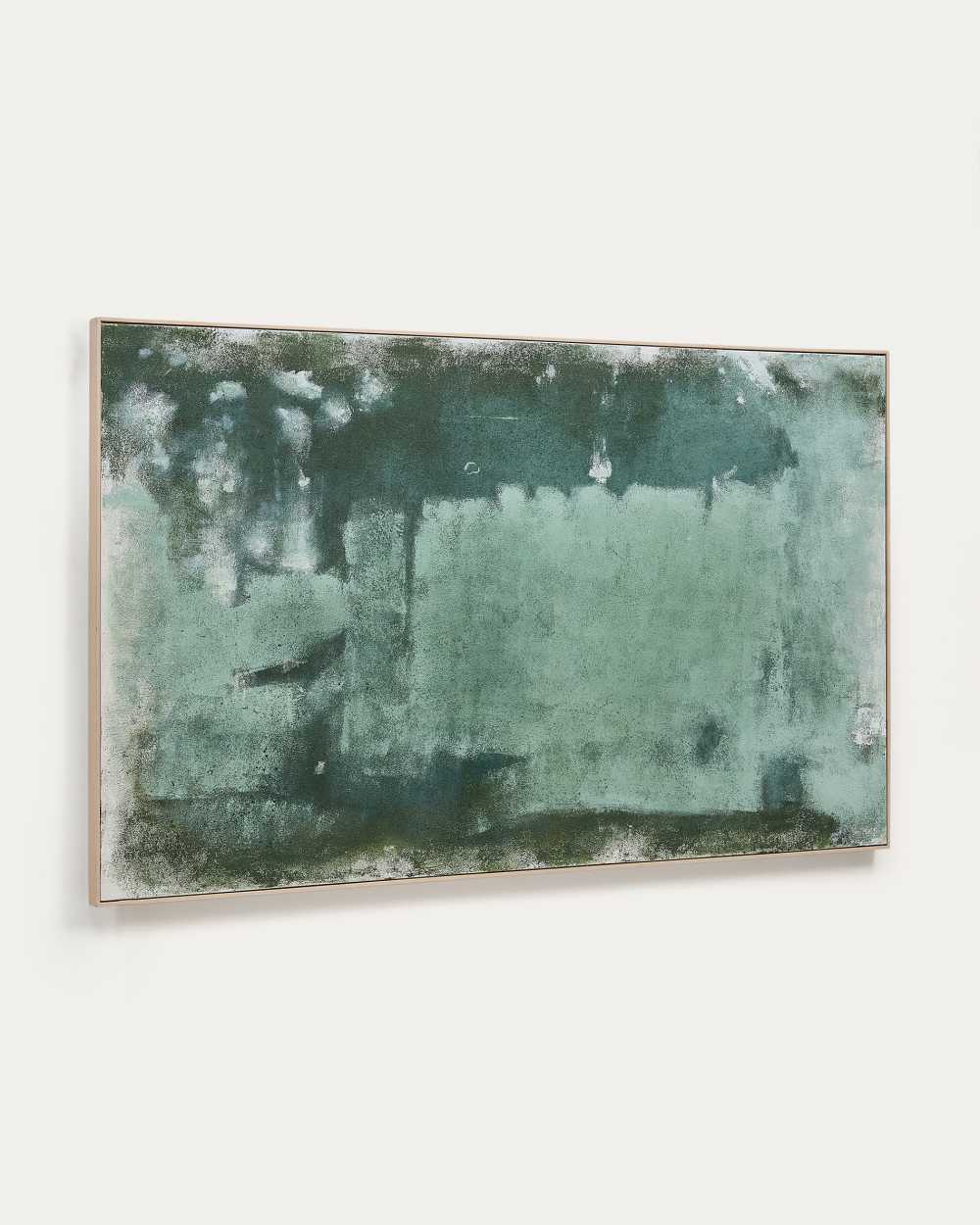Tableau abstrait Selnar vert 202 x 122 cm - view 5