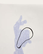 Papier bleu inca et blanc 42 x 56 cm - view 2