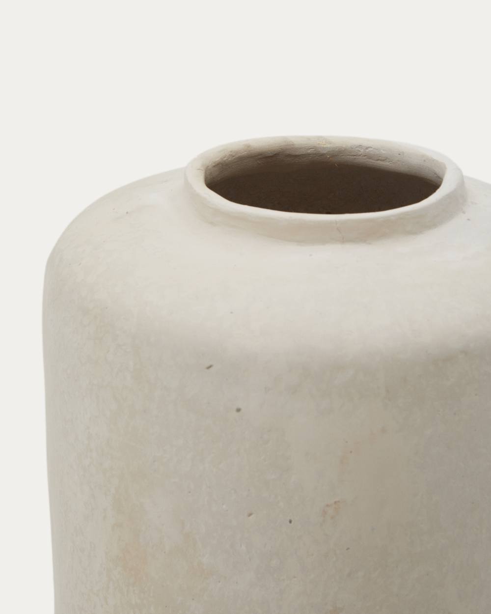 Vase Serina en papier mâché blanc 34 cm - view 3