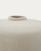 Vase Serina en papier mâché blanc de 36,5 cm - view 3