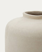 Vase Serina en papier mâché blanc 27 cm - view 4